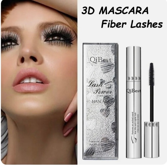 QIBEST Lash Power Mascara & Lash Boosting Serum plus FREE Heated Eyelash Curler - Picture 2 of 6